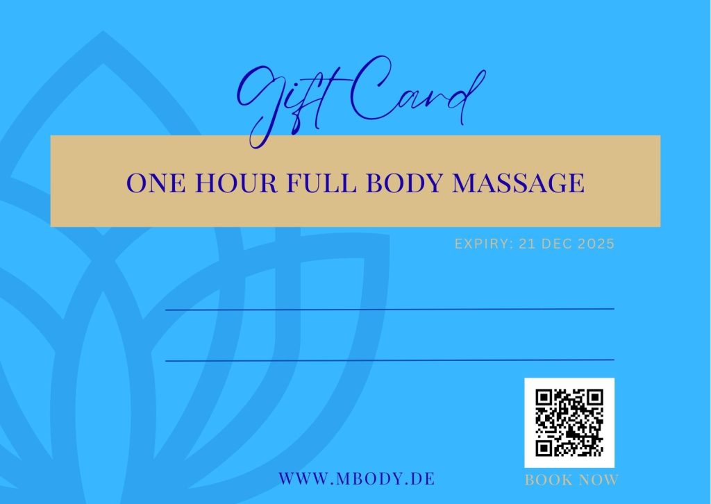 Massagegutschein Berlin Marathon