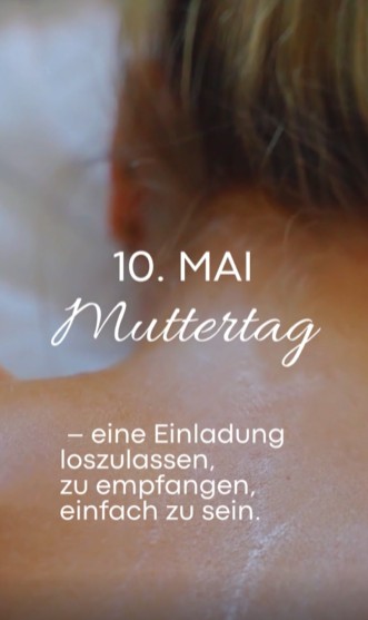 10. Mai - Muttertag Geschenkidee mit einem Gutschein von MBODY